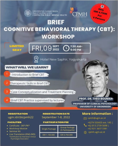 Brief Cognitive Behavioral Therapy (CBT): Workshop – Fakultas Psikologi ...